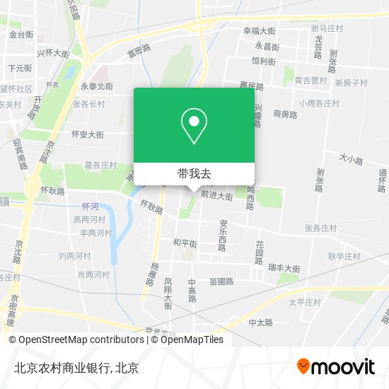 北京农村商业银行地图