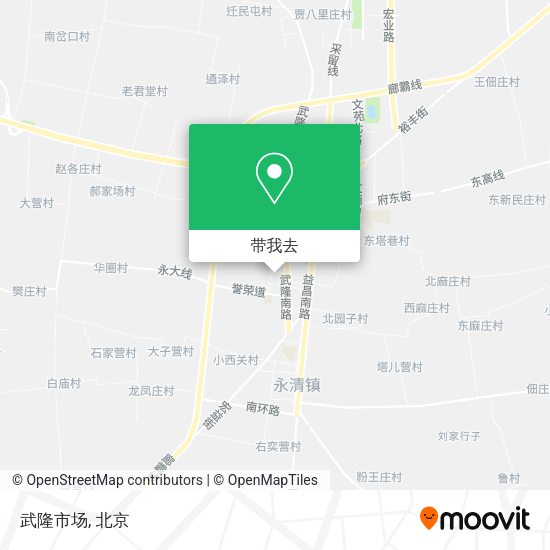 武隆市场地图