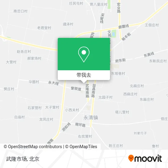 武隆市场地图