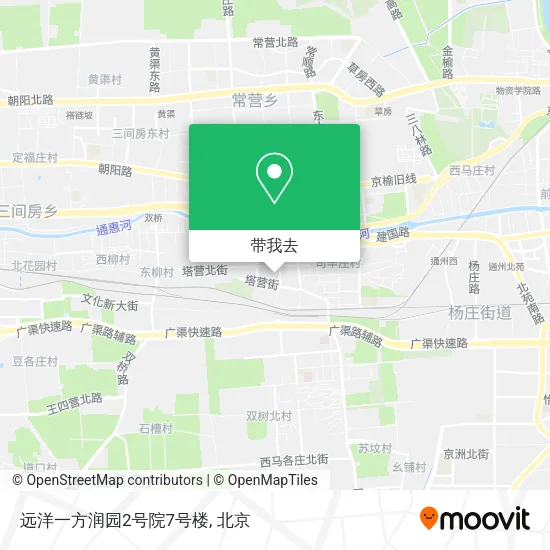 远洋一方润园2号院7号楼地图