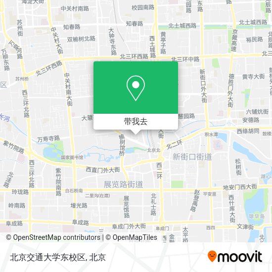 北京交通大学东校区地图