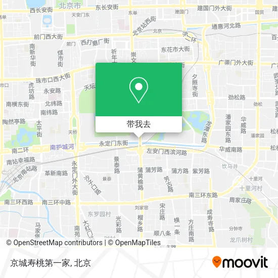京城寿桃第一家地图