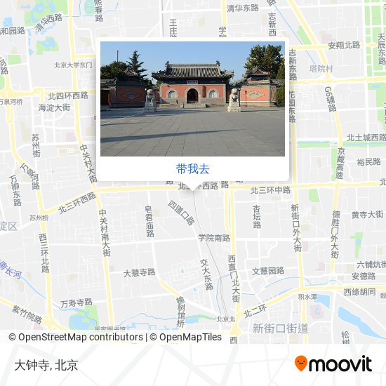 大钟寺地图