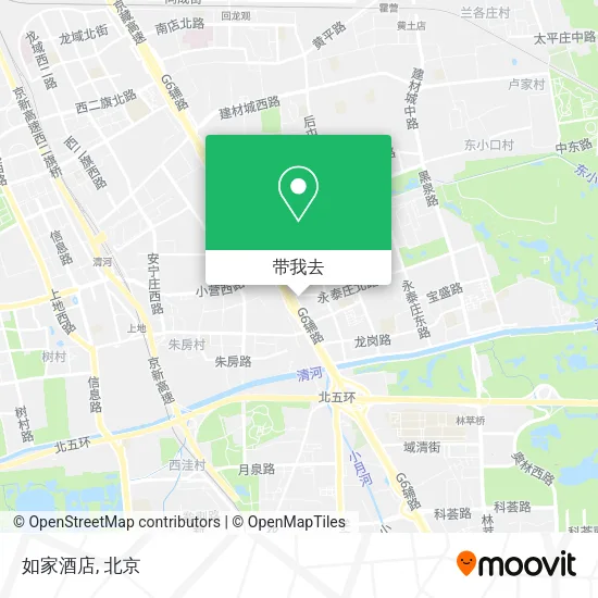 如家酒店地图