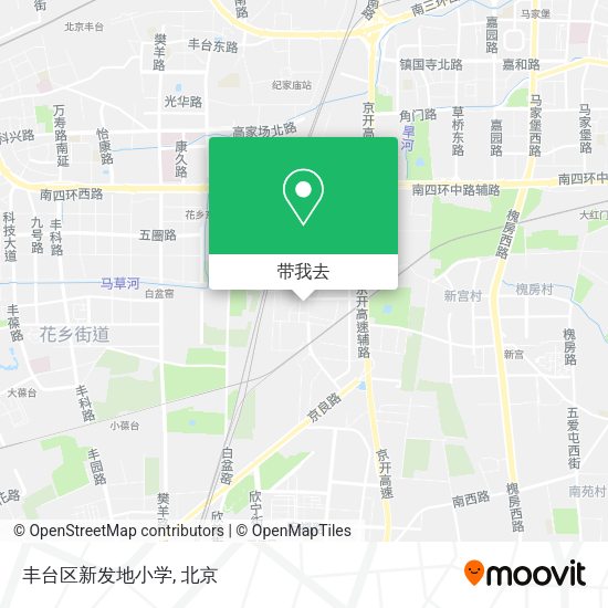 丰台区新发地小学地图