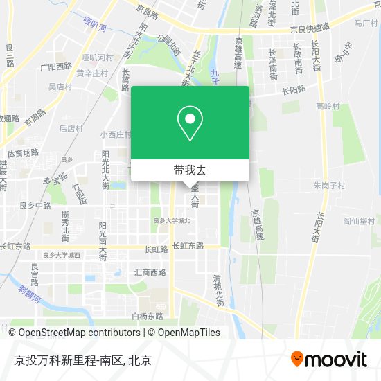 京投万科新里程-南区地图
