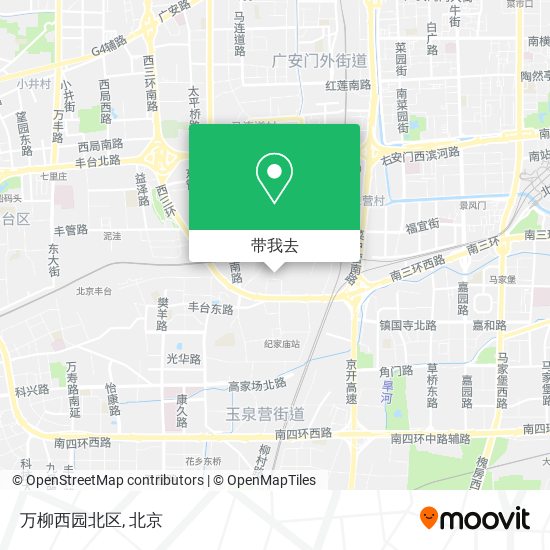 万柳西园北区地图