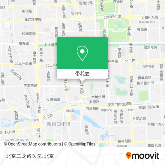 北京二龙路医院地图