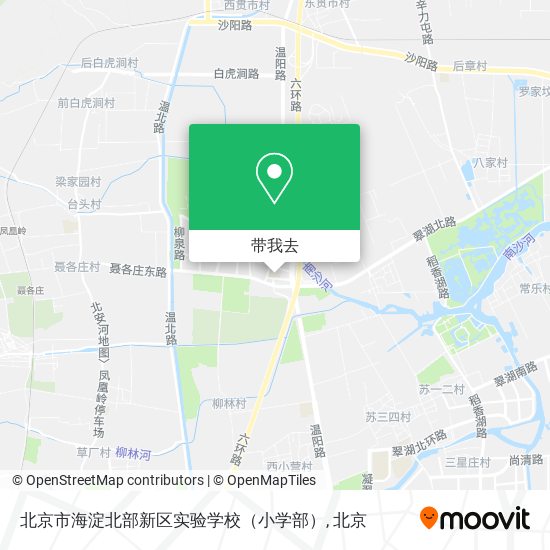 北京市海淀北部新区实验学校（小学部）地图