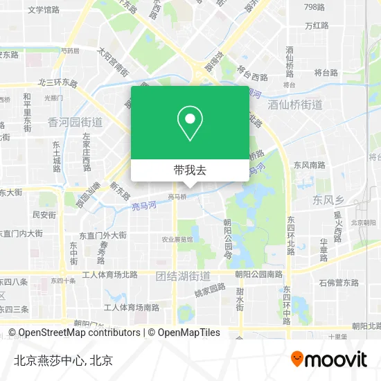 北京燕莎中心地图