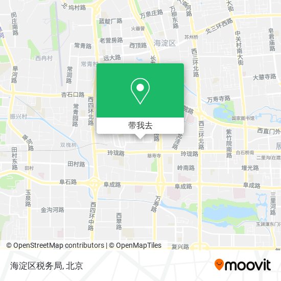 海淀区税务局地图