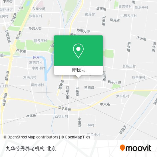 九华兮秀养老机构地图