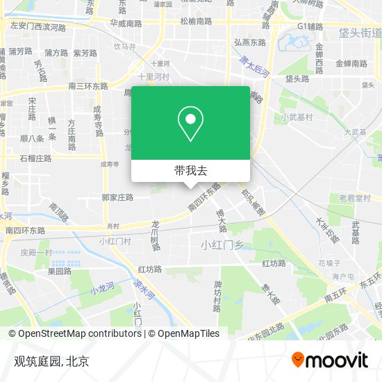 观筑庭园地图