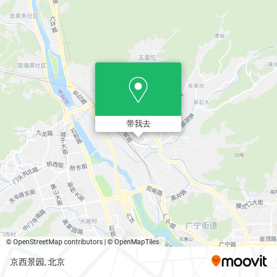 京西景园地图