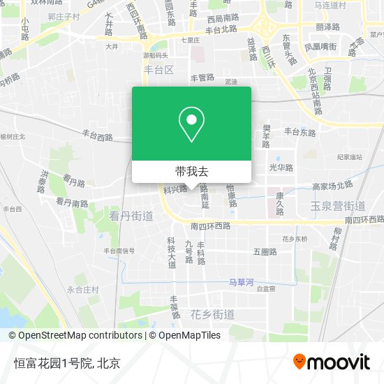 恒富花园1号院地图