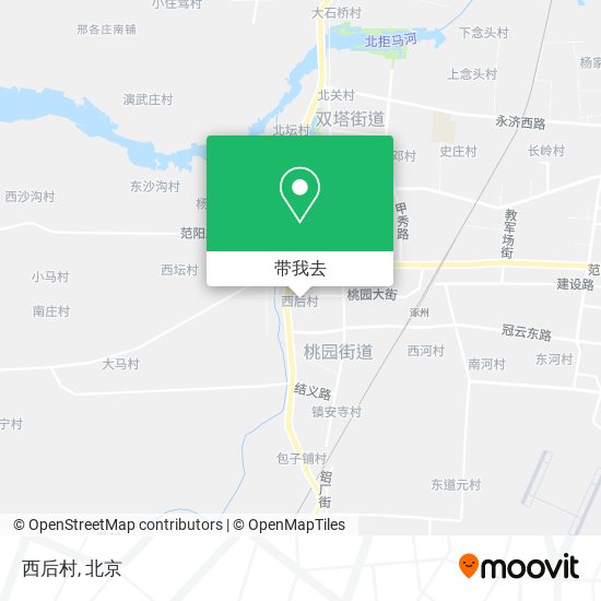 西后村地图