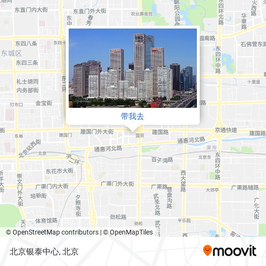 北京银泰中心地图