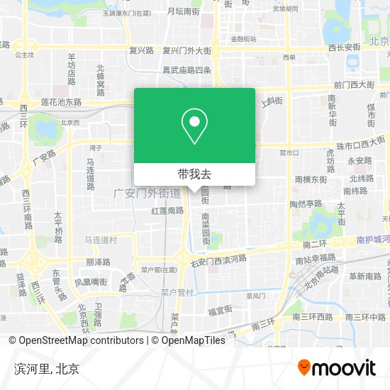 滨河里地图