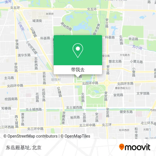 东岳殿基址地图