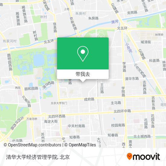 清华大学经济管理学院地图