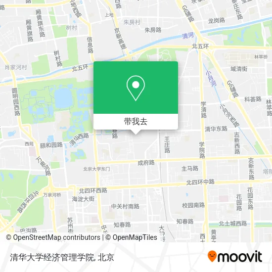清华大学经济管理学院地图