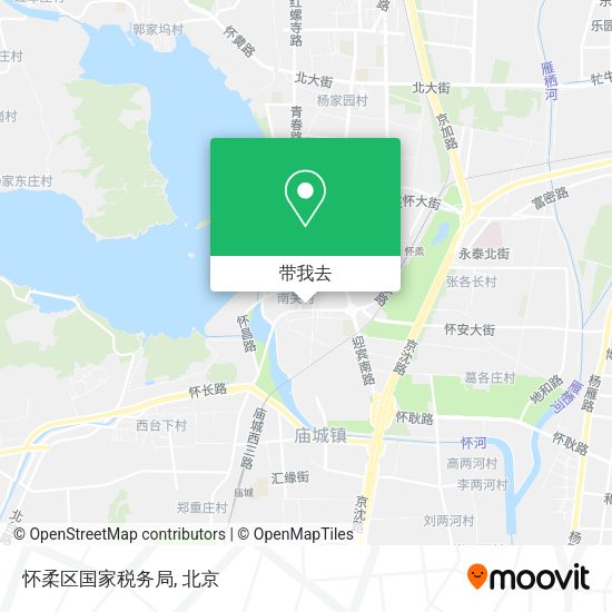 怀柔区国家税务局地图