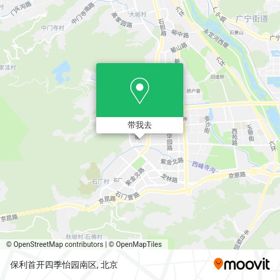 保利首开四季怡园南区地图