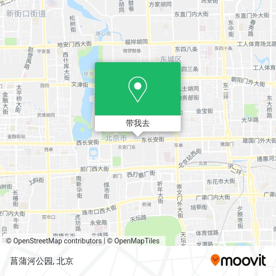 菖蒲河公园地图