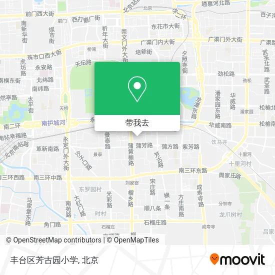 丰台区芳古园小学地图