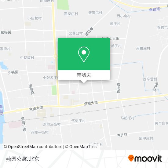 燕园公寓地图