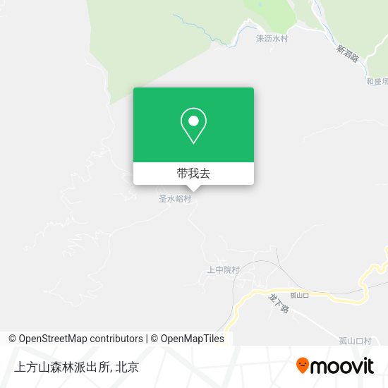 上方山森林派出所地图