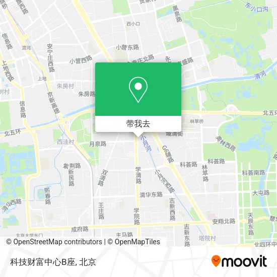 科技财富中心B座地图