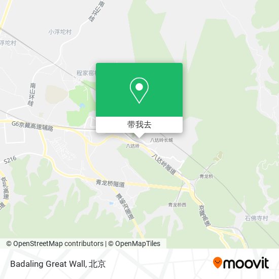 Badaling Great Wall地图