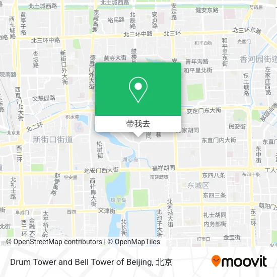 Drum Tower and Bell Tower of Beijing地图