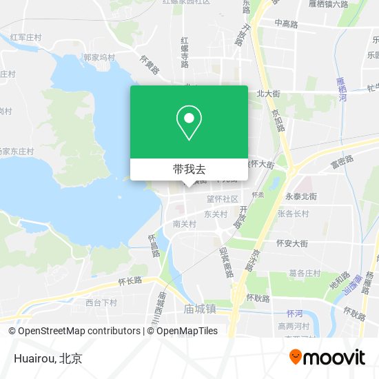 Huairou地图