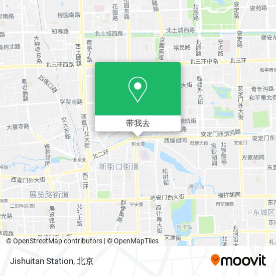 Jishuitan Station地图