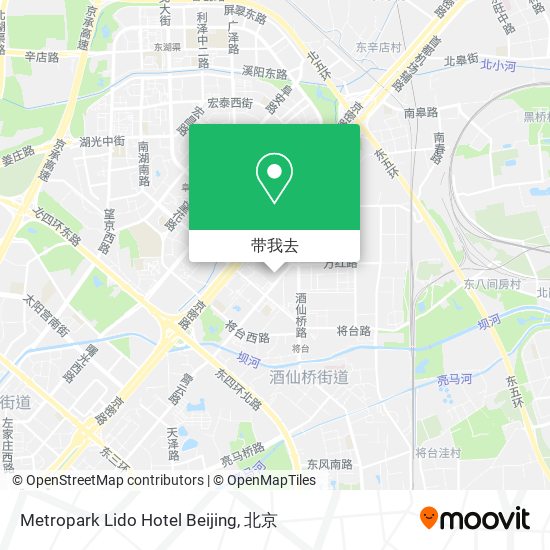 Metropark Lido Hotel Beijing地图