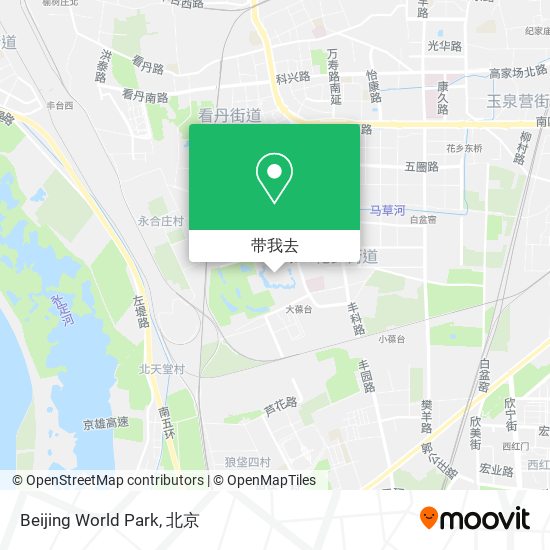Beijing World Park地图