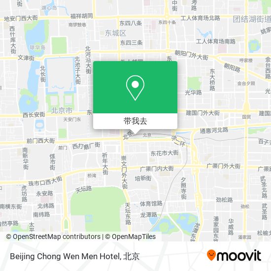 Beijing Chong Wen Men Hotel地图