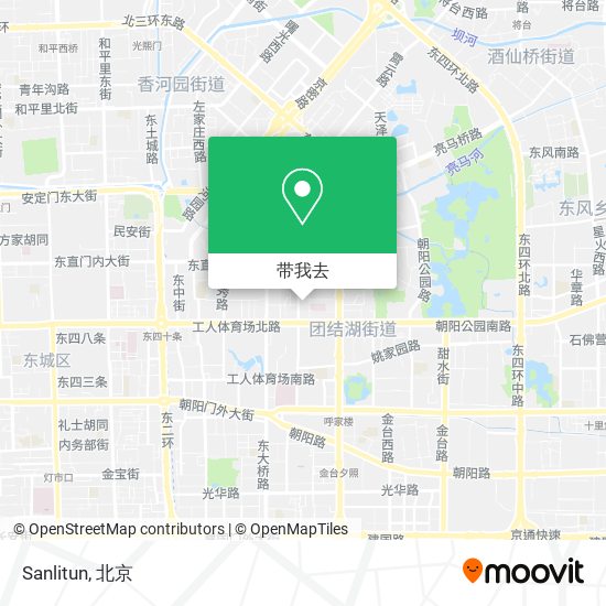 Sanlitun地图
