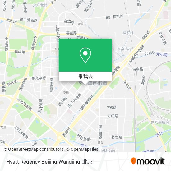 Hyatt Regency Beijing Wangjing地图