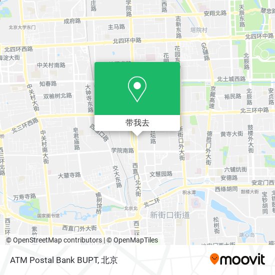 ATM Postal Bank BUPT地图