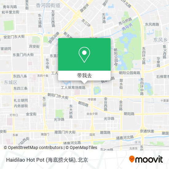 Haidilao Hot Pot (海底捞火锅)地图