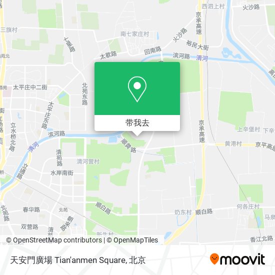 天安門廣場 Tian'anmen Square地图