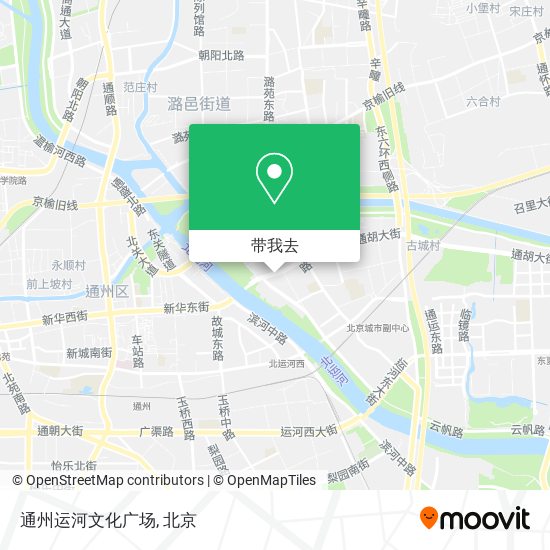 通州运河文化广场地图