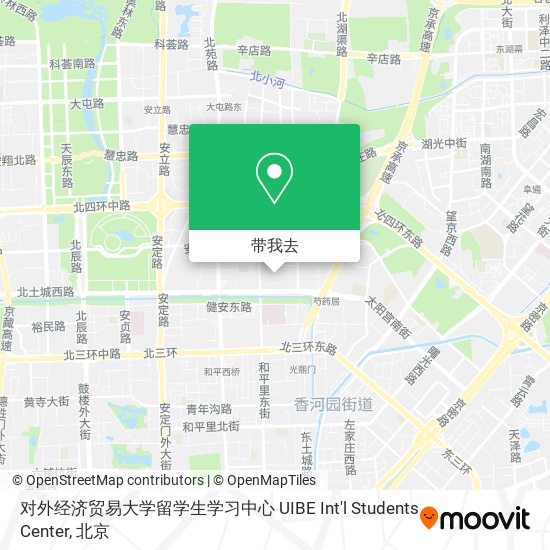 对外经济贸易大学留学生学习中心 UIBE Int'l Students Center地图