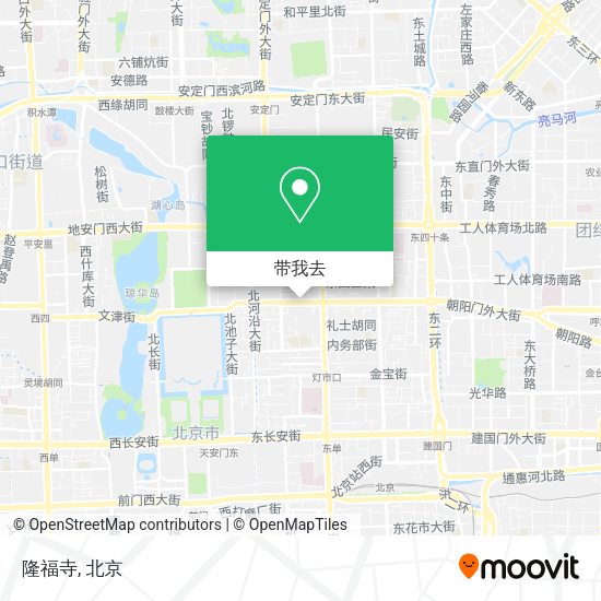 隆福寺地图