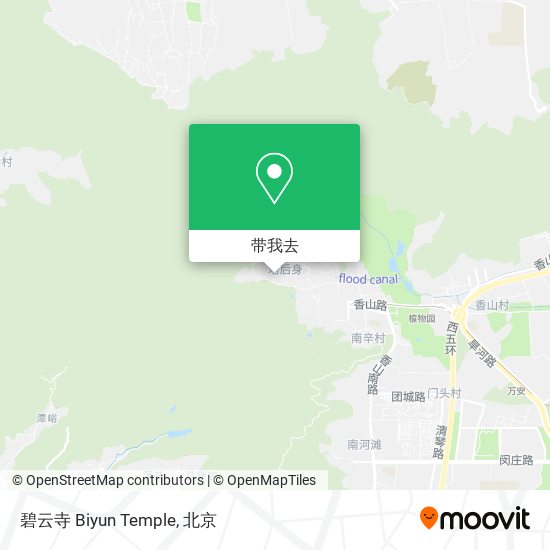 碧云寺 Biyun Temple地图