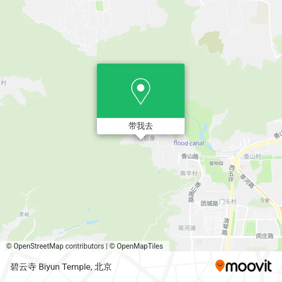 碧云寺 Biyun Temple地图