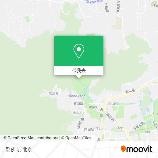卧佛寺地图